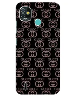 Чехол для TECNO Pop 5 (BD2p) с картинкой «Классическая монограмма Gucci»