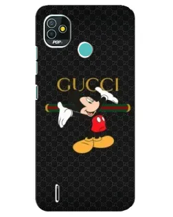 Чехол для TECNO Pop 5 (BD2p) с картинкой «Микки Маус Gucci»