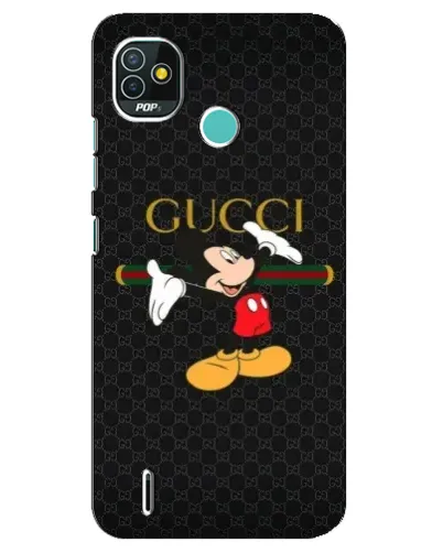 Чехол для TECNO Pop 5 (BD2p) с картинкой «Микки Маус Gucci» Чехол для TECNO Pop 5 (BD2p) с картинкой «Микки Маус Gucci»