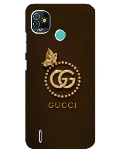 Чехол для TECNO Pop 5 (BD2p) с картинкой «Gucci — золотая бабочка» Чехол для TECNO Pop 5 (BD2p) с картинкой «Gucci — золотая бабочка»