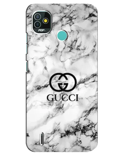 Чехол для TECNO Pop 5 (BD2p) с картинкой «Gucci — мраморный шик» Чехол для TECNO Pop 5 (BD2p) с картинкой «Gucci — мраморный шик»