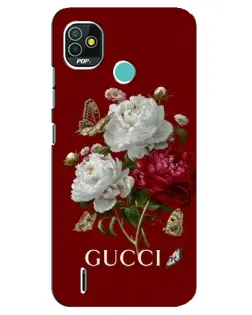 Чехол для TECNO Pop 5 (BD2p) с картинкой «Gucci —  сад»