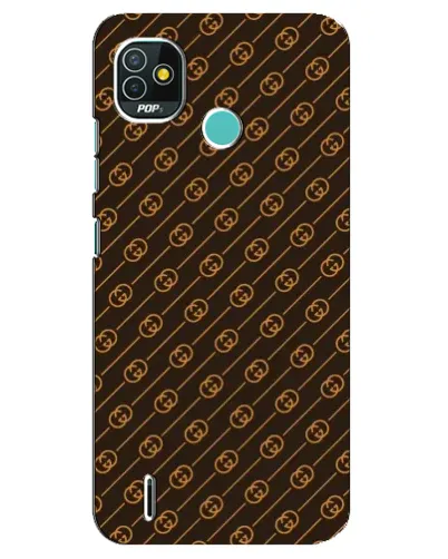 Чехол для TECNO Pop 5 (BD2p) с картинкой «Gucci — золотые диагонали» Чехол для TECNO Pop 5 (BD2p) с картинкой «Gucci — золотые диагонали»