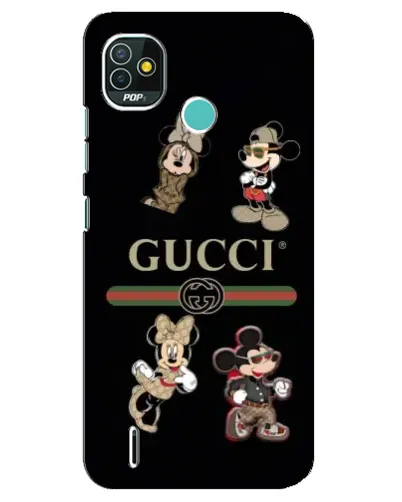 Чохол для TECNO Pop 5 (BD2p) з картинкою «Gucci — герої Disney та монограма» Чохол для TECNO Pop 5 (BD2p) з картинкою «Gucci — герої Disney та монограма»
