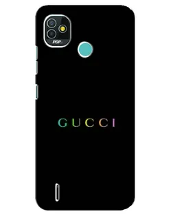 Чохол для TECNO Pop 5 (BD2p) з картинкою «Gucci — неоновий мінімалізм» Чохол для TECNO Pop 5 (BD2p) з картинкою «Gucci — неоновий мінімалізм»