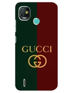 Чохол для TECNO Pop 5 (BD2p) з картинкою «Gucci — темно-зелений градієнт» Чохол для TECNO Pop 5 (BD2p) з картинкою «Gucci — темно-зелений градієнт»