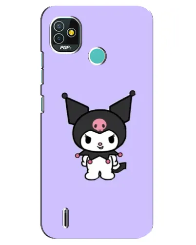 Чехол для TECNO Pop 5 (BD2p) с картинкой «Kuromi — нежный фиолетовый»