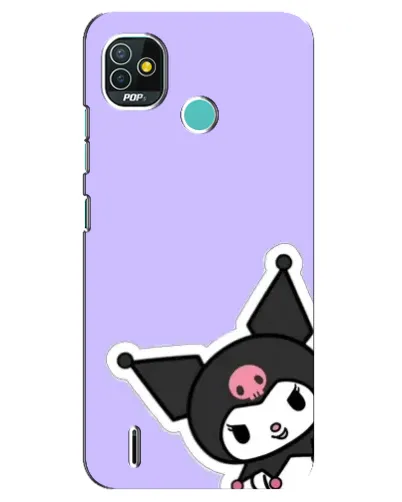 Чехол для TECNO Pop 5 (BD2p) с картинкой «Забавная Kuromi»