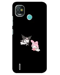 Чохол для TECNO Pop 5 (BD2p) з картинкою «My Melody та Kuromi»
