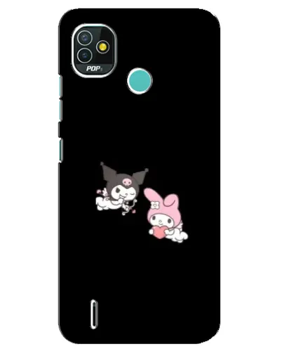 Чехол для TECNO Pop 5 (BD2p) с картинкой «My Melody и Kuromi»