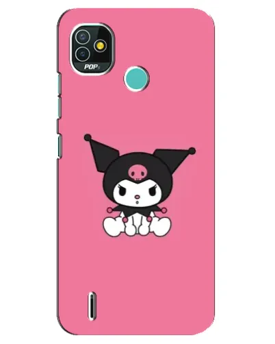 Чехол для TECNO Pop 5 (BD2p) с картинкой «Хмурая Kuromi»