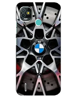 Чехол для TECNO Pop 5 (BD2p) с картинкой «BMW — деталь диска»