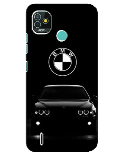 Чехол для TECNO Pop 5 (BD2p) с картинкой «BMW — взгляд из темноты»