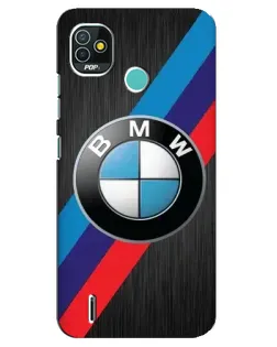 Чехол для TECNO Pop 5 (BD2p) с картинкой «BMW M-stripes стиль»