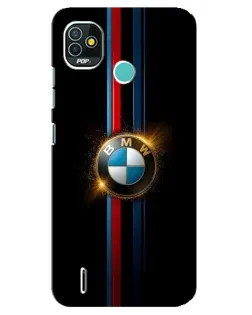 Чехол для TECNO Pop 5 (BD2p) с картинкой «BMW M-Power неон»