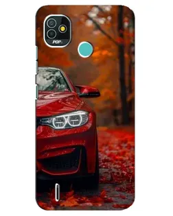 Чехол для TECNO Pop 5 (BD2p) с картинкой «Осенняя BMW M4»