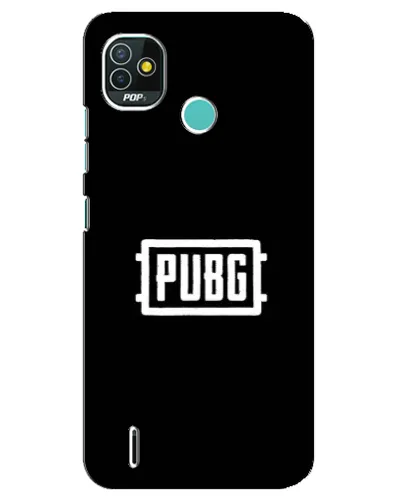 Чехол для TECNO Pop 5 (BD2p) с картинкой «Лого BMW — металлический блеск»