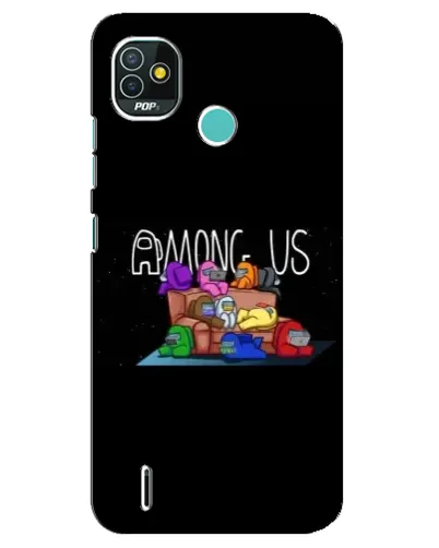 Чохол для TECNO Pop 5 (BD2p) з картинкою «Логотип Among Us» Чохол для TECNO Pop 5 (BD2p) з картинкою «Логотип Among Us»