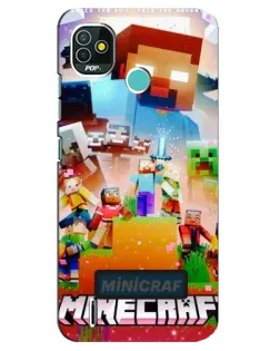 Чохол для TECNO Pop 5 (BD2p) з картинкою «Minecraft герої гри» Чохол для TECNO Pop 5 (BD2p) з картинкою «Minecraft герої гри»