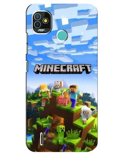 Чехол для TECNO Pop 5 (BD2p) с картинкой «Minecraft классический мир» Чехол для TECNO Pop 5 (BD2p) с картинкой «Minecraft классический мир»
