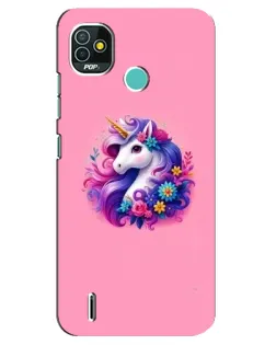 Чехол для TECNO Pop 5 (BD2p) с картинкой «Сказочный единорог»