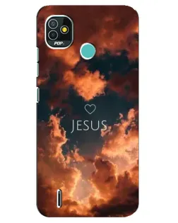Чехол для TECNO Pop 5 (BD2p) с картинкой «Сияние Имени Jesus» Чехол для TECNO Pop 5 (BD2p) с картинкой «Сияние Имени Jesus»