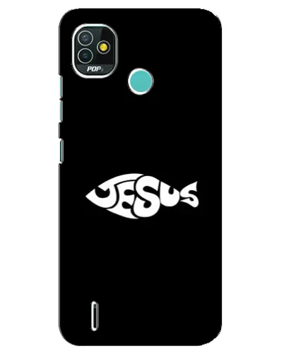 Чохол для TECNO Pop 5 (BD2p) з картинкою «Риба Jesus» Чохол для TECNO Pop 5 (BD2p) з картинкою «Риба Jesus»
