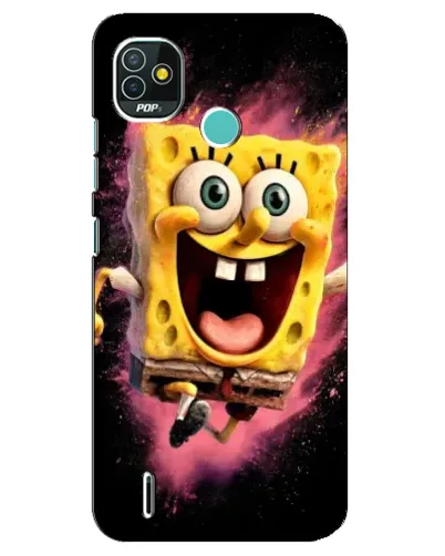 Чехол для TECNO Pop 5 (BD2p) с картинкой «Взрывной Спанч Боб»
