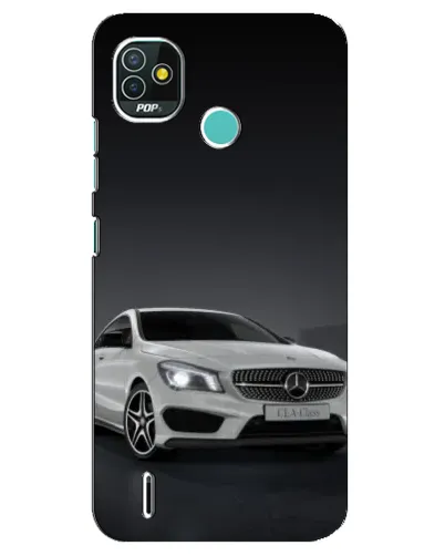 Чехол для TECNO Pop 5 (BD2p) с картинкой «Mercedes AMG GT Silver»
