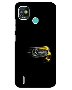 Чехол для TECNO Pop 5 (BD2p) с картинкой «Mercedes — ретро стиль»