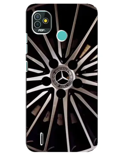 Чехол для TECNO Pop 5 (BD2p) с картинкой «Диск Mercedes»