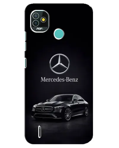 Чехол для TECNO Pop 5 (BD2p) с картинкой «Mercedes — решетка радиатора»