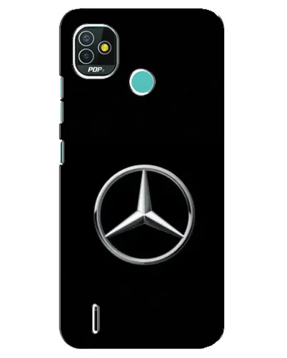 Чехол для TECNO Pop 5 (BD2p) с картинкой «Mercedes классический лого»