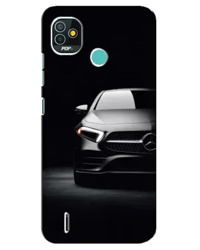 Чехол для TECNO Pop 5 (BD2p) с картинкой «Свет фар Mercedes»