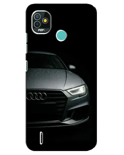 Чехол для TECNO Pop 5 (BD2p) с картинкой «Audi — детализация кузова»