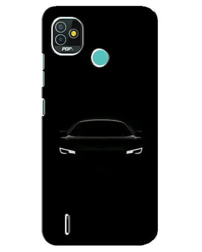 Чехол для TECNO Pop 5 (BD2p) с картинкой «Взгляд Audi в темноте»