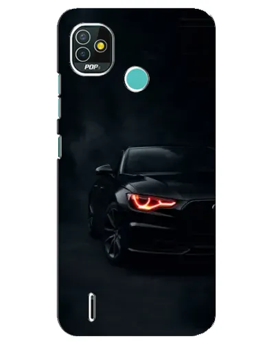 Чехол для TECNO Pop 5 (BD2p) с картинкой «Audi — хищный взгляд»