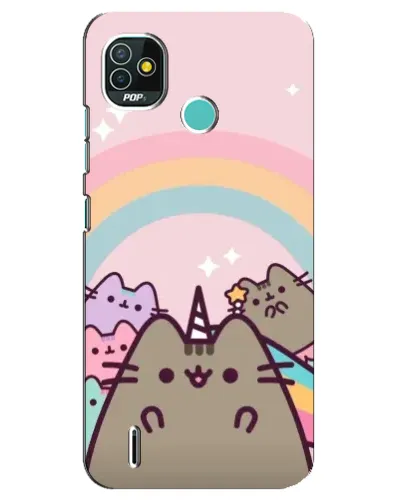 Чехол для TECNO Pop 5 (BD2p) с картинкой «Единорог Pusheen» Чехол для TECNO Pop 5 (BD2p) с картинкой «Единорог Pusheen»