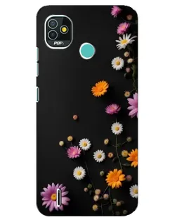 Чохол для TECNO Pop 5 (BD2p) з картинкою «Квіткова композиція»