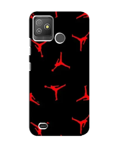 Чехол для TECNO Pop 5 GO с картинкой «Jordan Red Pattern» Чехол для TECNO Pop 5 GO с картинкой «Jordan Red Pattern»