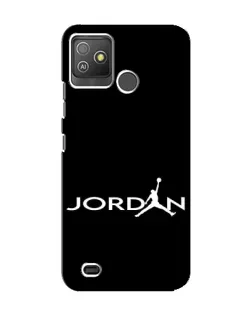 Чехол для TECNO Pop 5 GO с картинкой «Jordan White Logo»