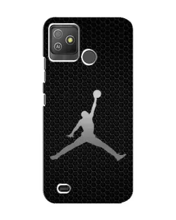 Чехол для TECNO Pop 5 GO с картинкой «Jordan Dark Carbon»