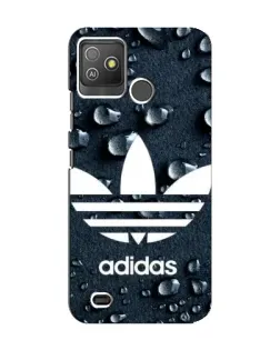 Чехол для TECNO Pop 5 GO с картинкой «Adidas Trefoil Blue»