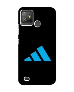 Чехол для TECNO Pop 5 GO с картинкой «Adidas Cyan Logo»