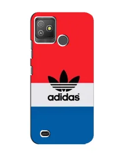 Чехол для TECNO Pop 5 GO с картинкой «Ретро блоки Adidas»