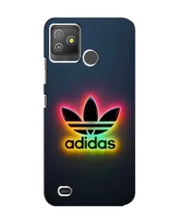 Чехол для TECNO Pop 5 GO с картинкой «Неоновый Adidas»