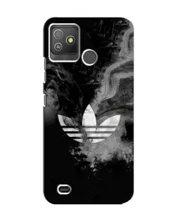Чехол для TECNO Pop 5 GO с картинкой «Абстрактный дым Adidas»