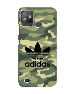 Чехол для TECNO Pop 5 GO с картинкой «Милитари стиль Adidas»