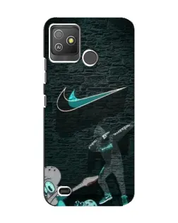 Чехол для TECNO Pop 5 GO с картинкой «Спортивный арт Nike»
