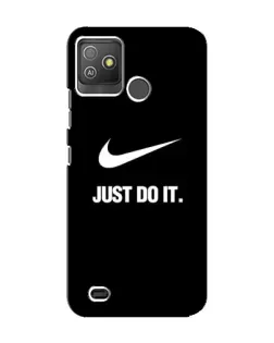 Чехол для TECNO Pop 5 GO с картинкой «Классический принт Nike»